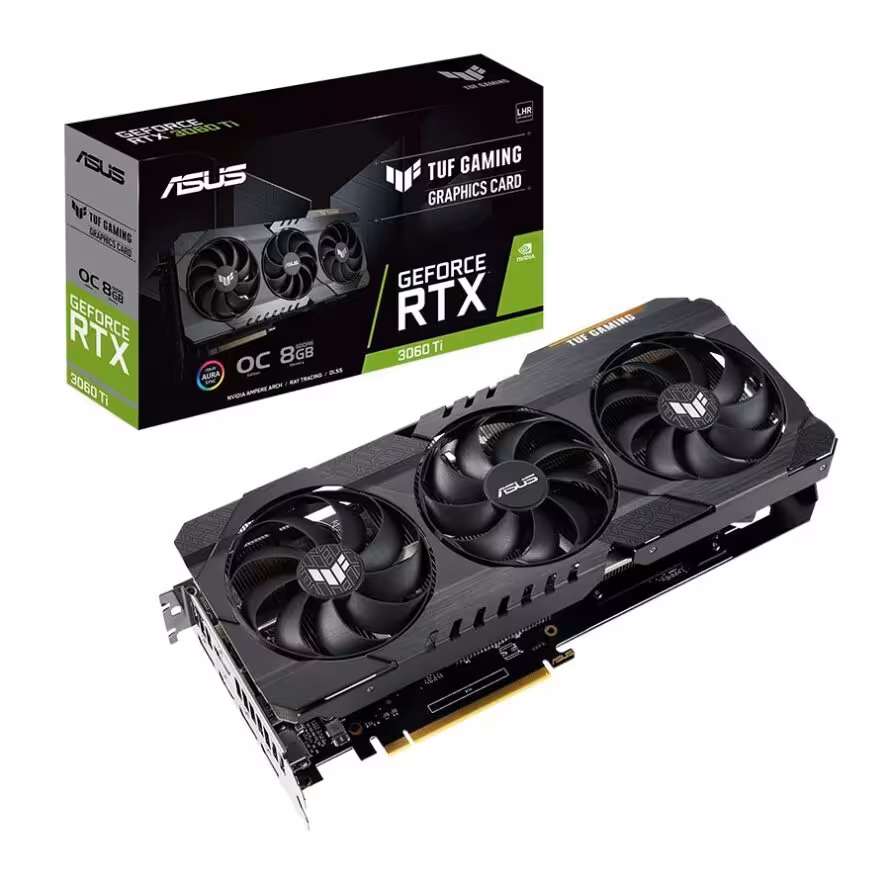کارت گرافیک ایسوس TUF RTX 3060 TI O8G V2 GAMING