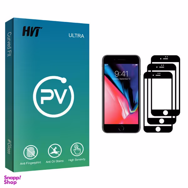 محافظ صفحه نمایش اچ وی تی مدل PV glass مناسب برای گوشی موبایل اپل iPhone 7 Plus بسته سه عددی