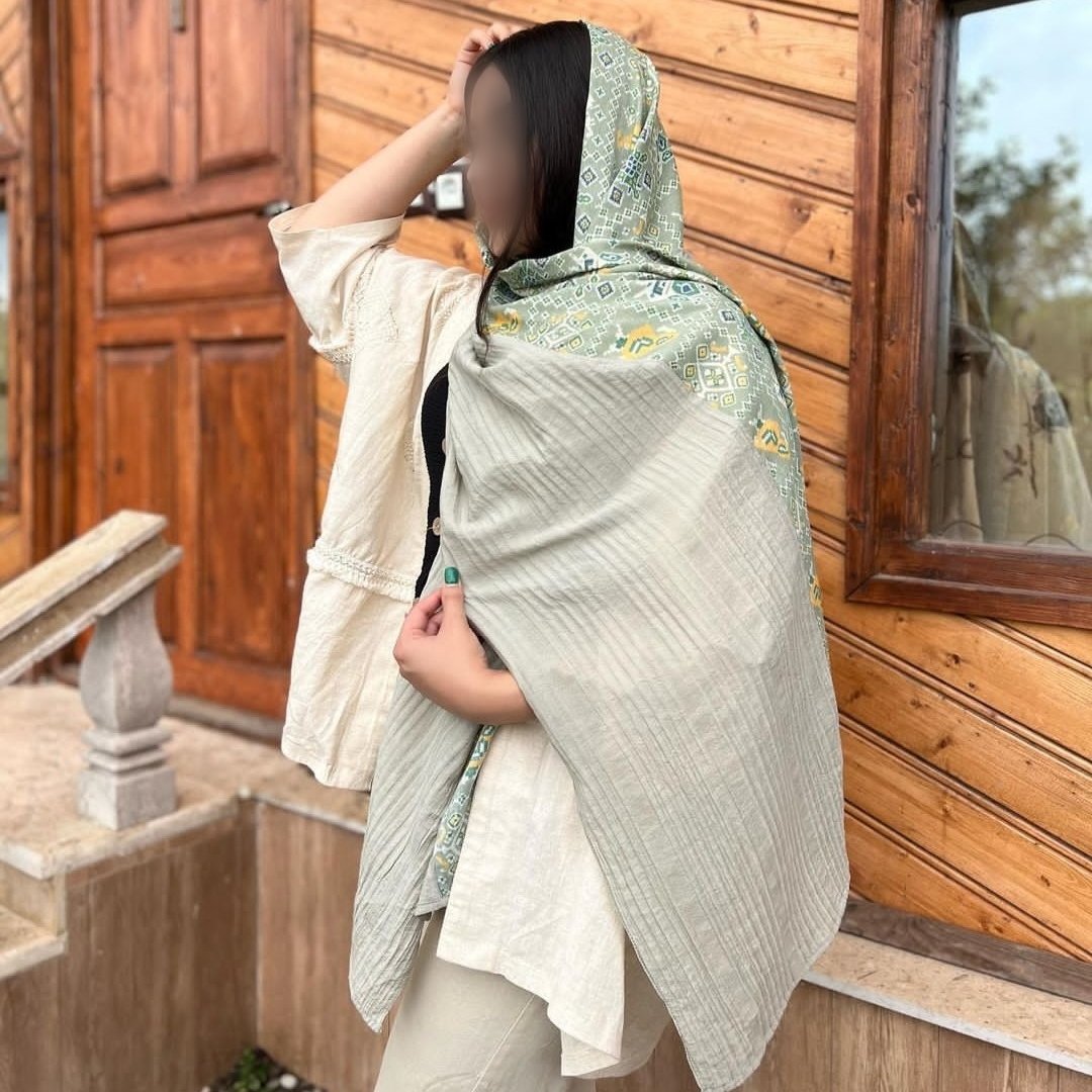 شال مزونی دست دوز کرشمه