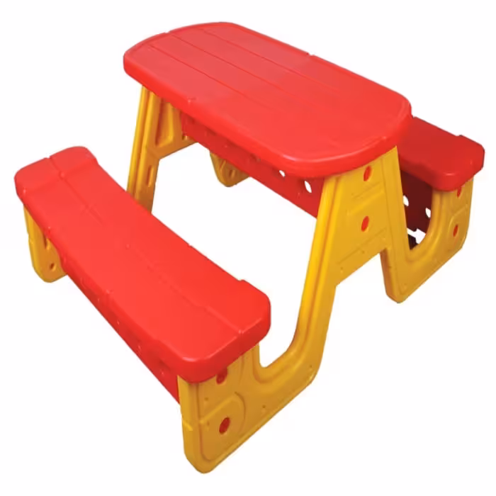 میز پیک نیک کودک دارای رنگ بندی متنوع مناسب محیط منزل کد محصول W124 پسکرایه