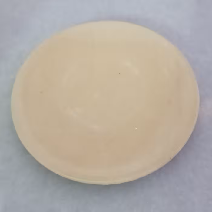 بشقاب سفالی گرد دیوارکوب 12 سانتی (سفال خام) 