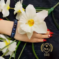 دستبند سنگی دورچرم