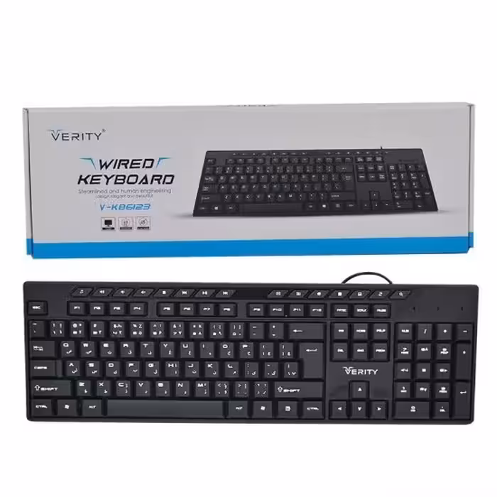 کیبورد سیمی وریتی (Verity) مدل V-KB6123
