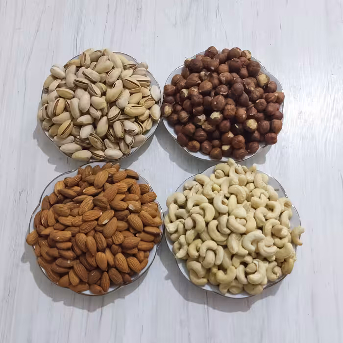 آجیل چهار مغز 4000 گرمی لوکس(تضمین کیفیت)