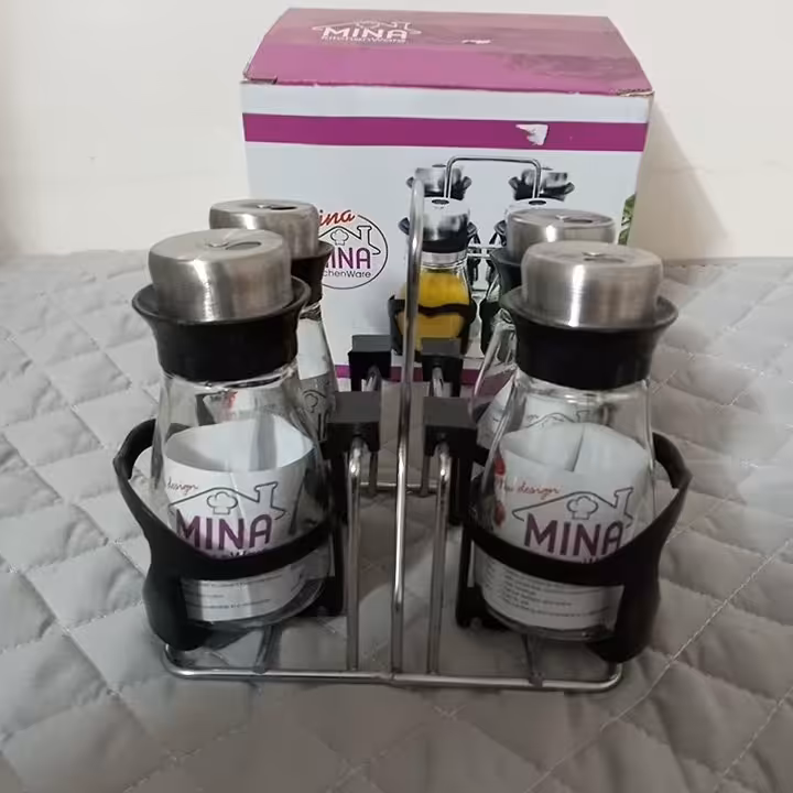 جا ادویه 4 عددی بلور مارک مینا 