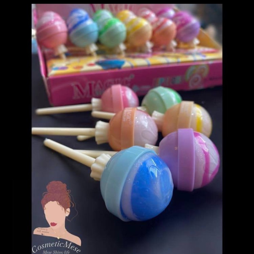 برق لب شاین دار آبنباتی