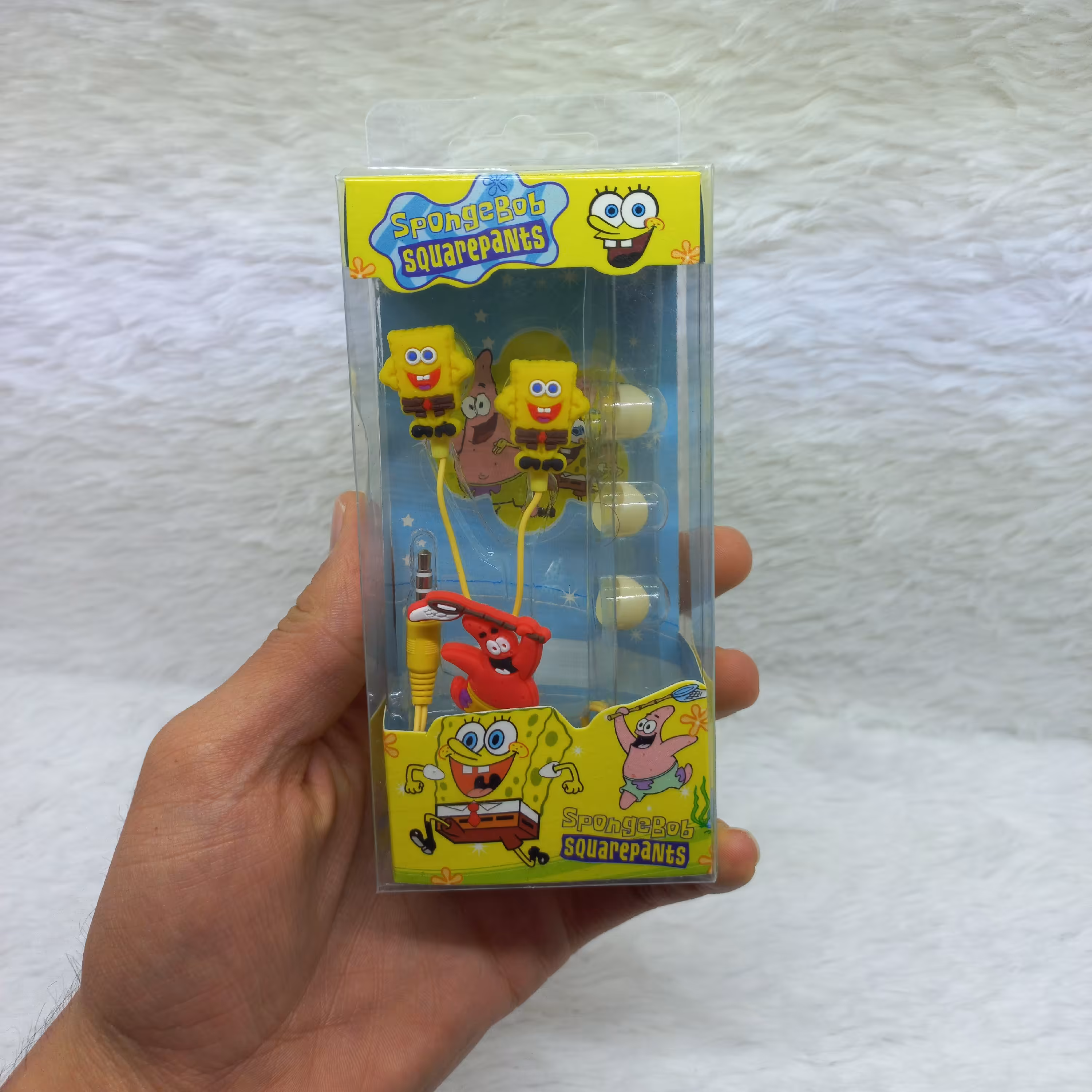 هندزفری عروسکی طرح باب اسفنجی و پاتریک