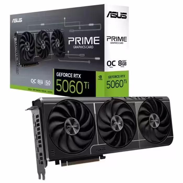 کارت گرافیک ایسوس PRIME GeForce RTX 5060 TI 8GB OC Edition