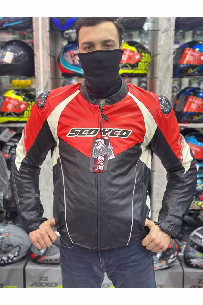 کاپشن موتورسوار مردانه ژاکت موتور سیکلت اورجینال Scoyco