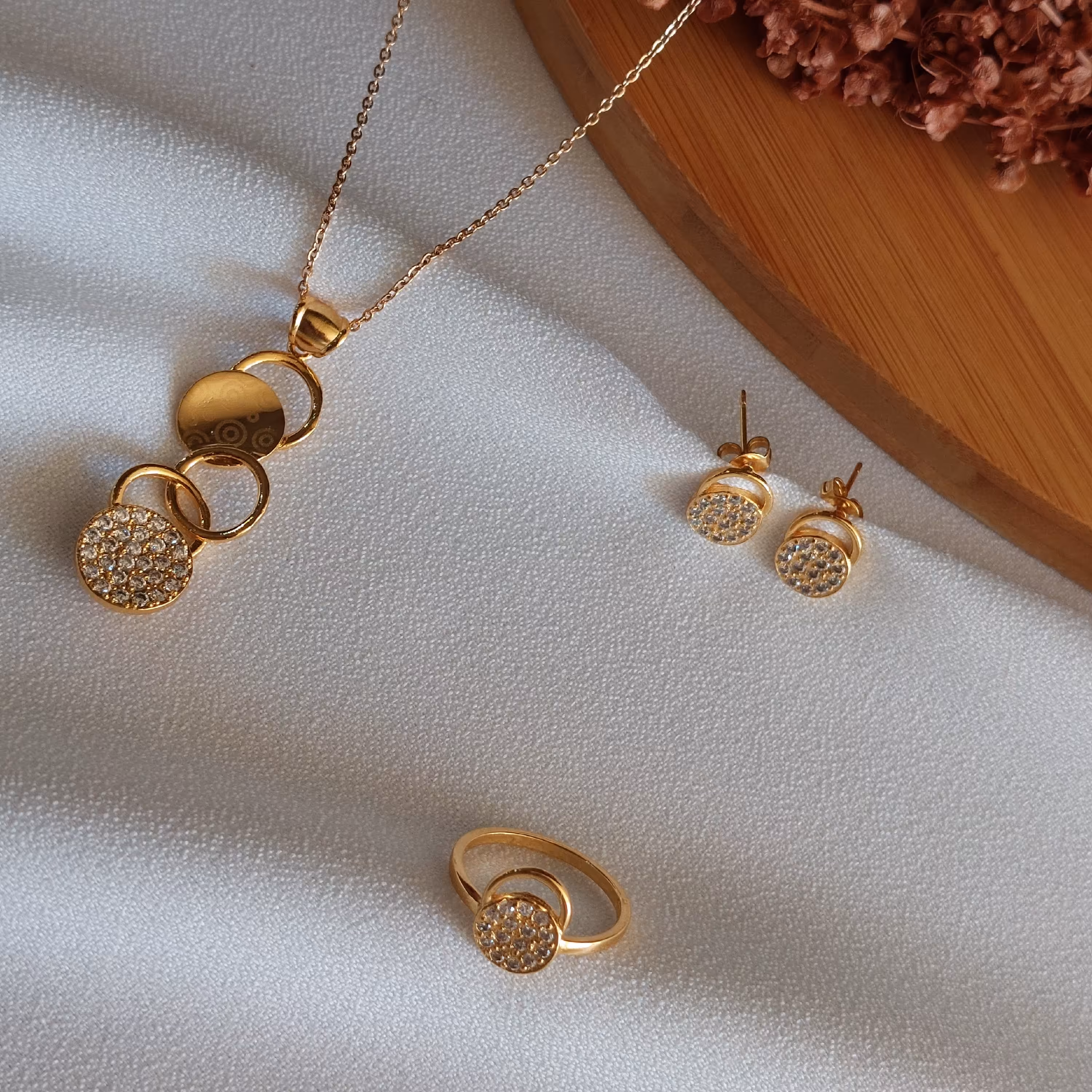 نیم ست طرح دایره 