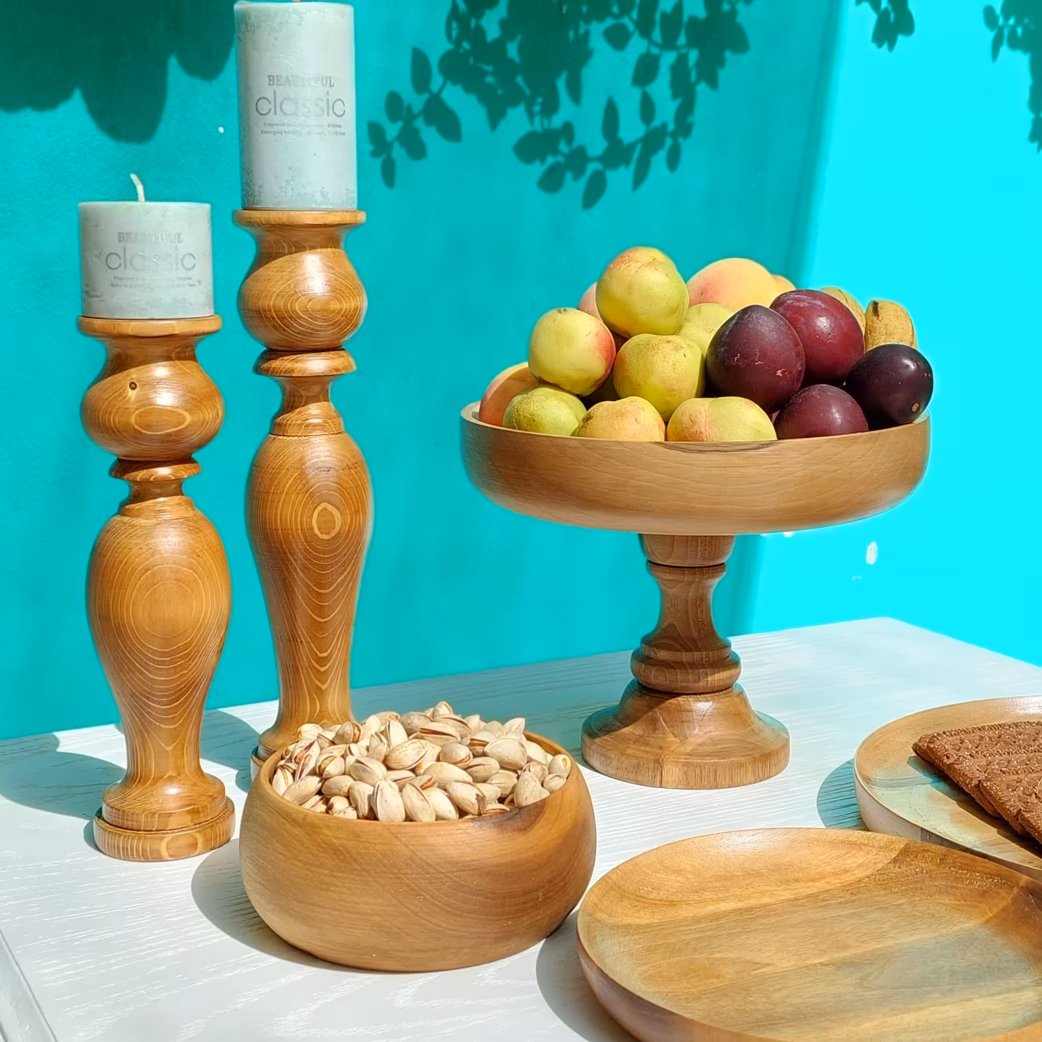 ظرف پذیرایی کاسه پایه دار  ظرف آجیل و میوه