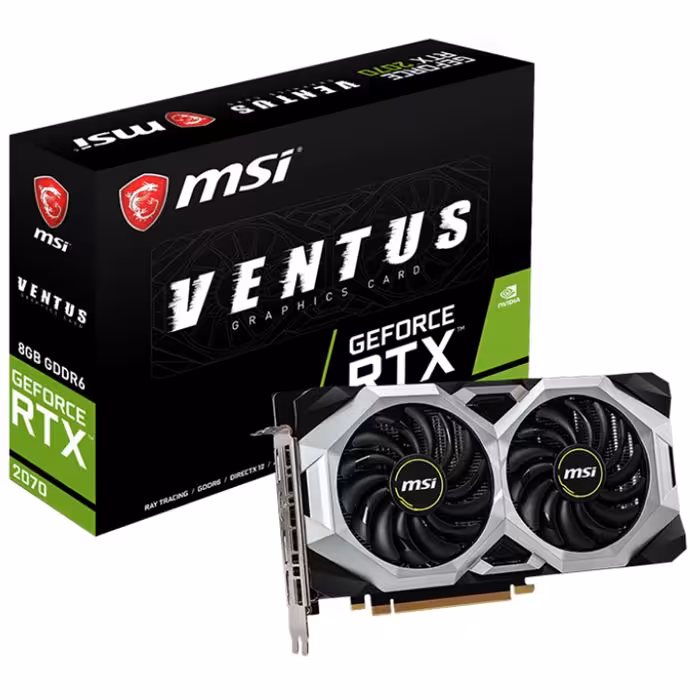 کارت گرافیک ام اس آی مدل GeForce RTX 2070 VENTUS 8G با حافظه 8 گیگابایت