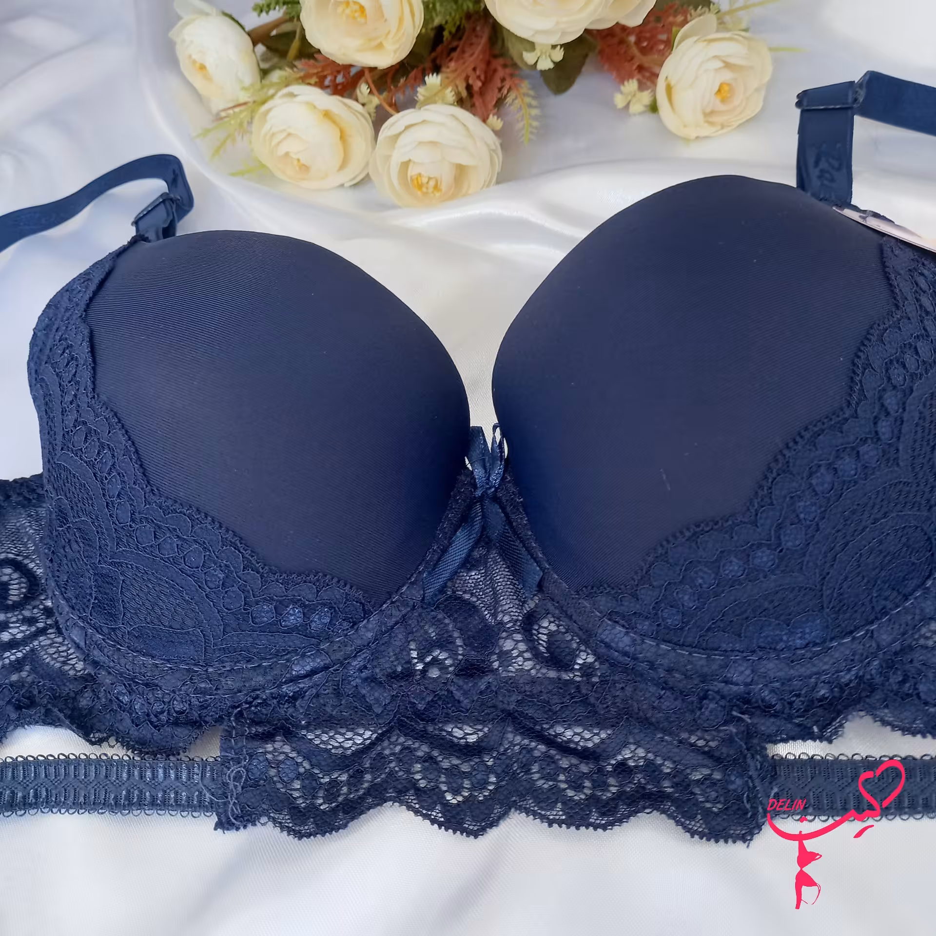 سوتین اسفنجی فنردار  پشت گیپور