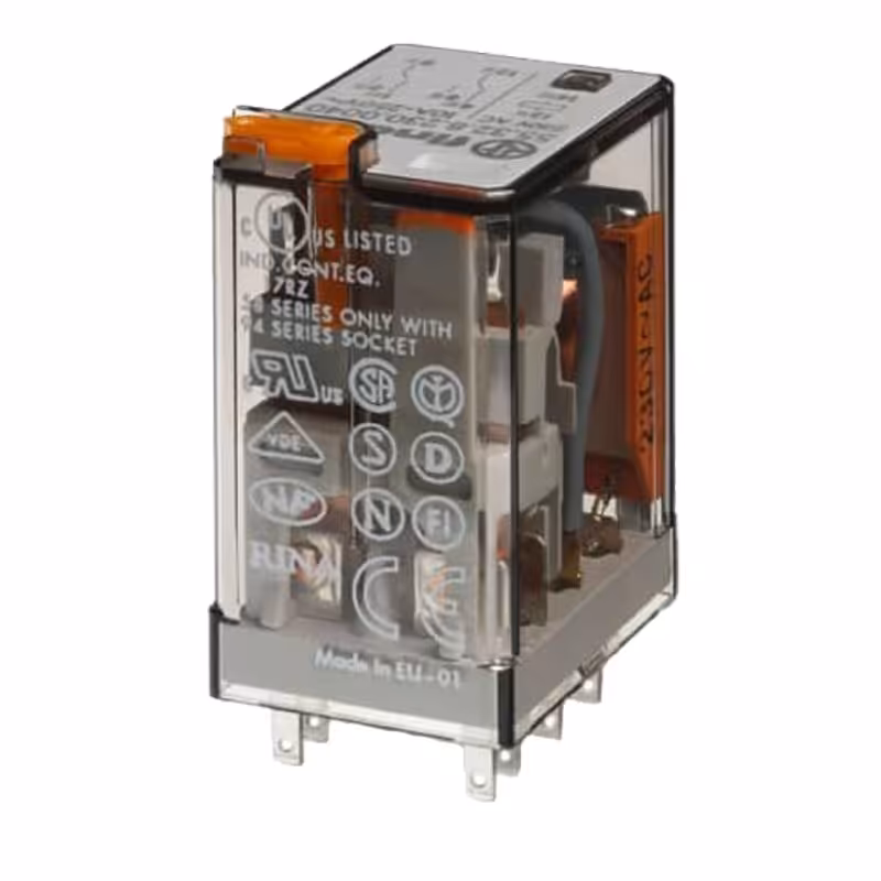 رله شیشه ای 12VAC فیندر دو کنتاکت 10 آمپر  55.32.8.012