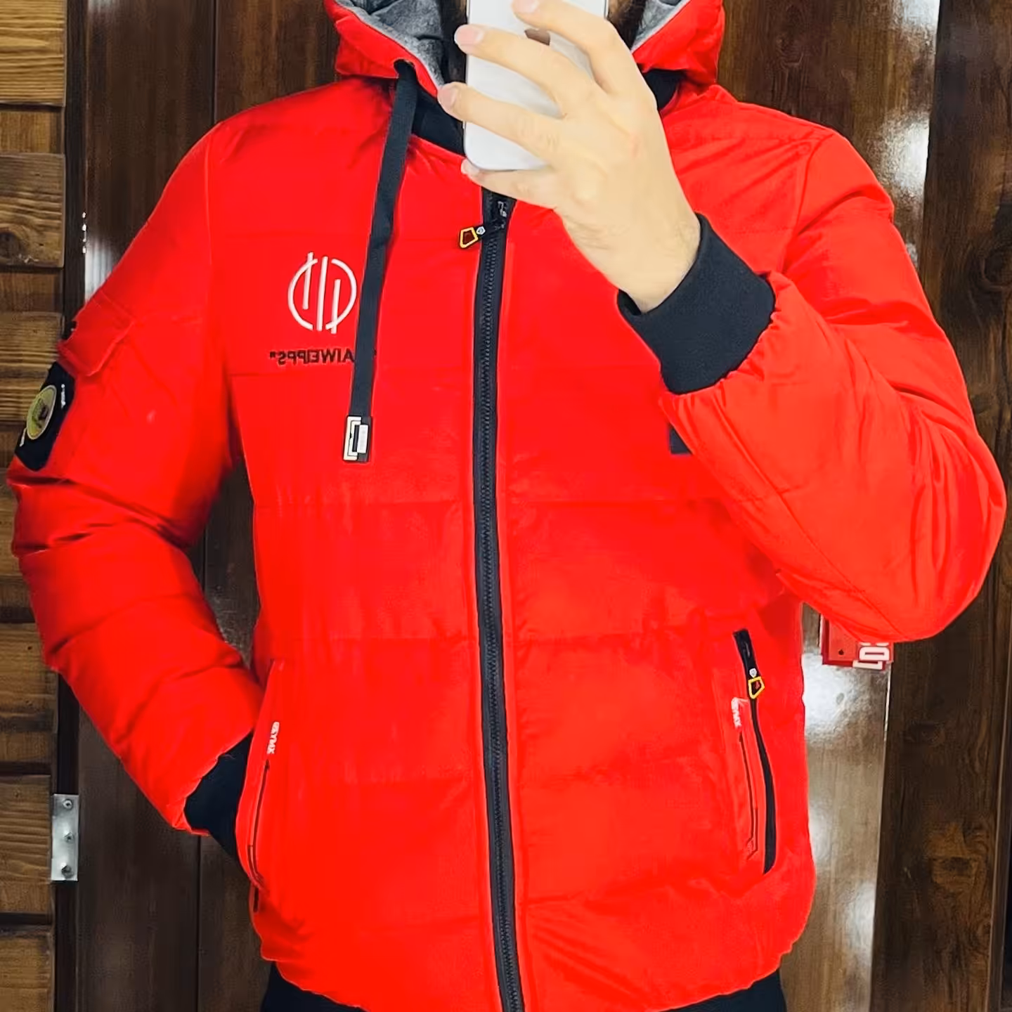 کاپشن خارجی دو رو کار  فوق العاده گرم و ضخیم رویه ضد اب ضد باد کار فوق العاده 