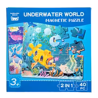 پازل مگنتی 2 در 1 طرح دنیای زیر آب کد P/980296/D