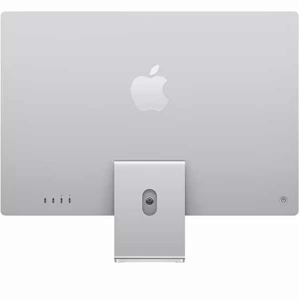 آی‎ مک 24 اینچ پردازنده 8 هسته ای M1 گرافیک 8 هسته ای 8 گیگابایت Ram ظرفیت 256 گیگابایت SSD نقره ای MGPC3 - Hiapple.ir