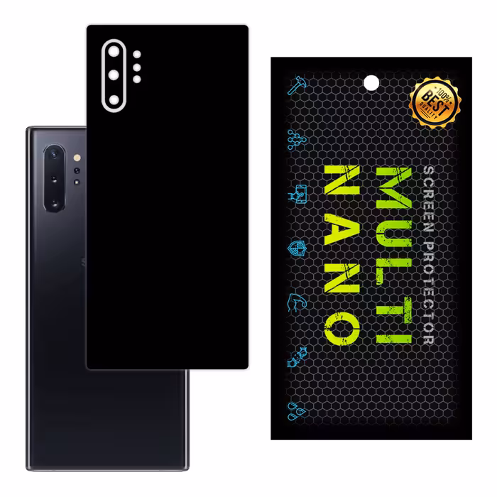 برچسب پوششی MultiNano مدل X-F1M-Black برای پشت  مویایل سامسونگ Note 10 Plus