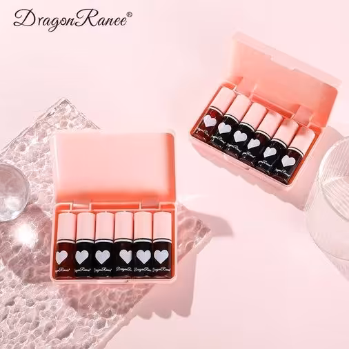 پک تینت لب 6تایی طرح قلبی جدید

