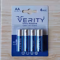 باتری قلمی وریتی مدل اولترا آلکالاین یک ورقه 4 عددی