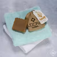 صابون گیاهی حاوی عصاره‌عسل و زعفران لدورا هربال