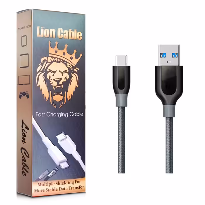 کابل شارژ دسته PS4  یک متری Lion