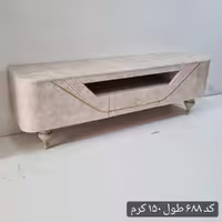 میز تلویزیون شبستان مدل 688 رنگ مرمر