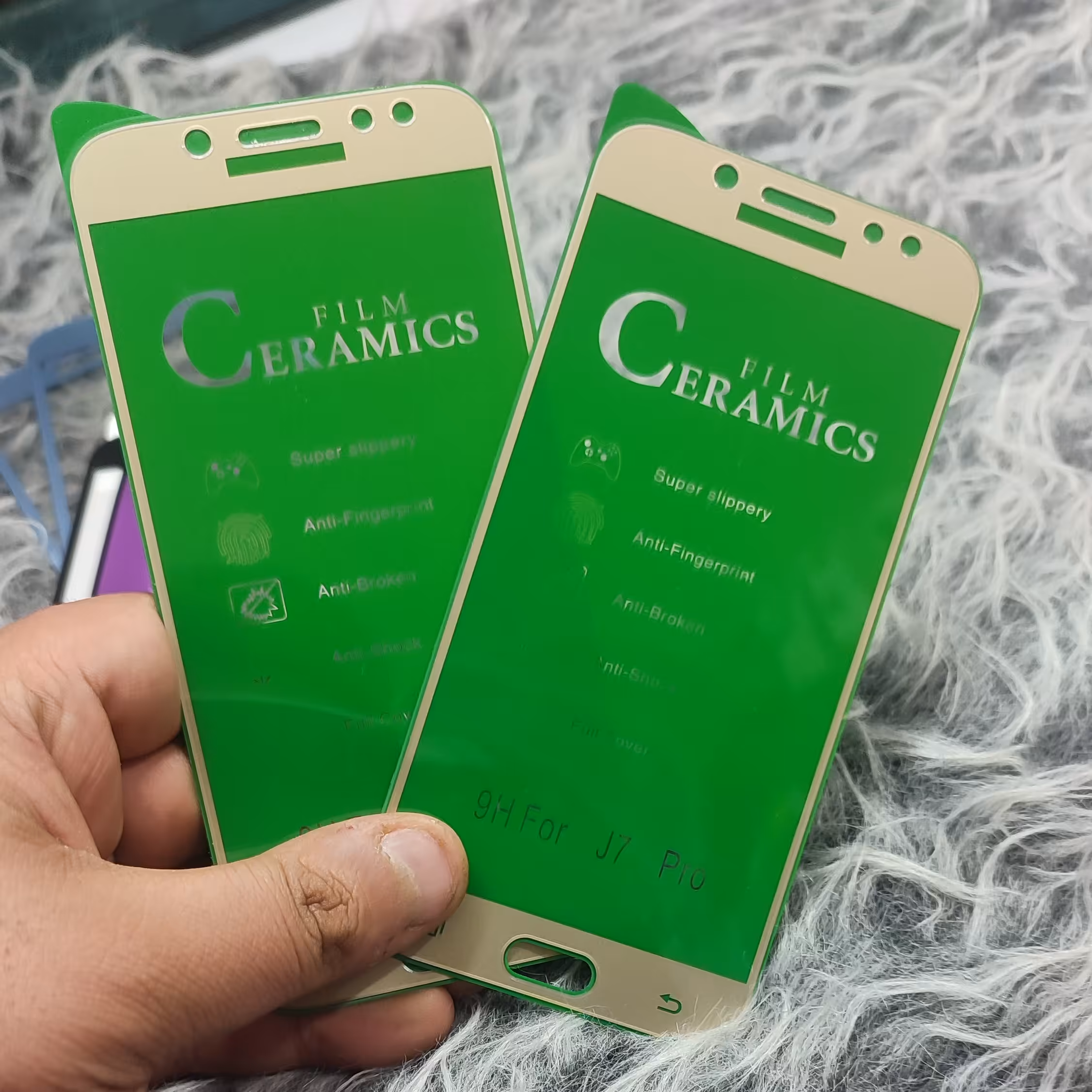 گلس سرامیکی شفاف SAMSUNG J7 PRO