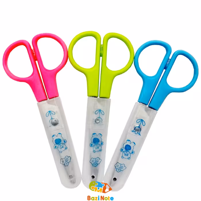 لوازم تحریر قیچی کوچک کاردستی تیغه فلزی