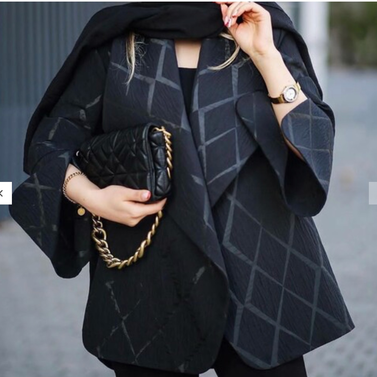 مانتوزنانه ژاکاردشیک مجلسی