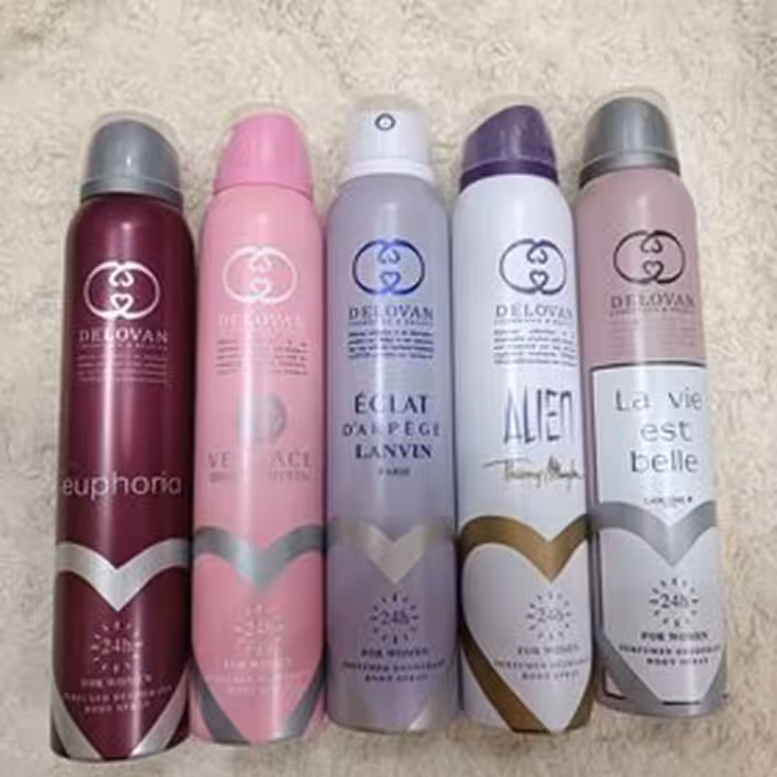 انواع اسپری بدن دلوان زنانه ومردانه