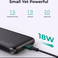 پاور بانک فست شارژ 10000 آکی Aukey PB-N73S QC3.0 PD 18W

