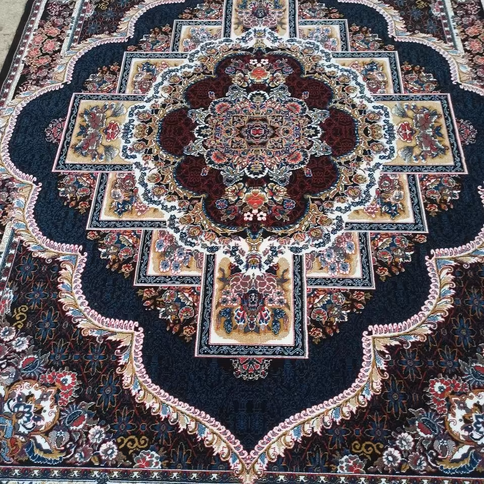 فرش ماشینی ارزان قیمت کاشان 350 شانه نقشه ناردون9متری 