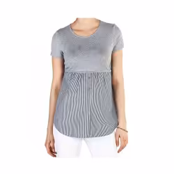 بلوز بارداری طوسی