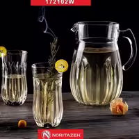 پارچ آب مدل فرچیا بلور نوری تازه بسته یک عددی