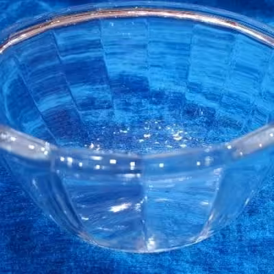 کاسه شیشه ای طرح دار