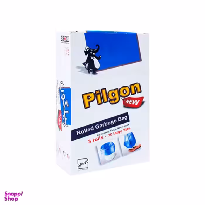 کیسه زباله پیلگون مدل K01 رولی بسته 30 عددی