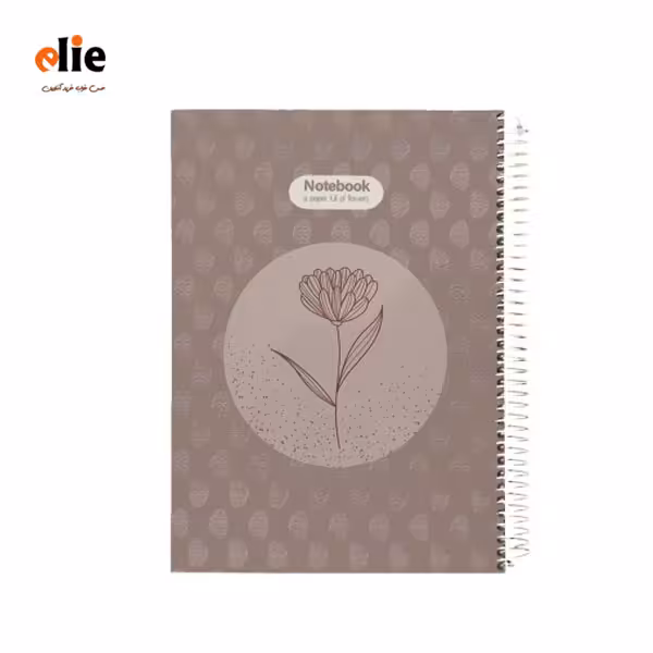 دفتر 100 برگ پاپکو جلد سخت طرح 13