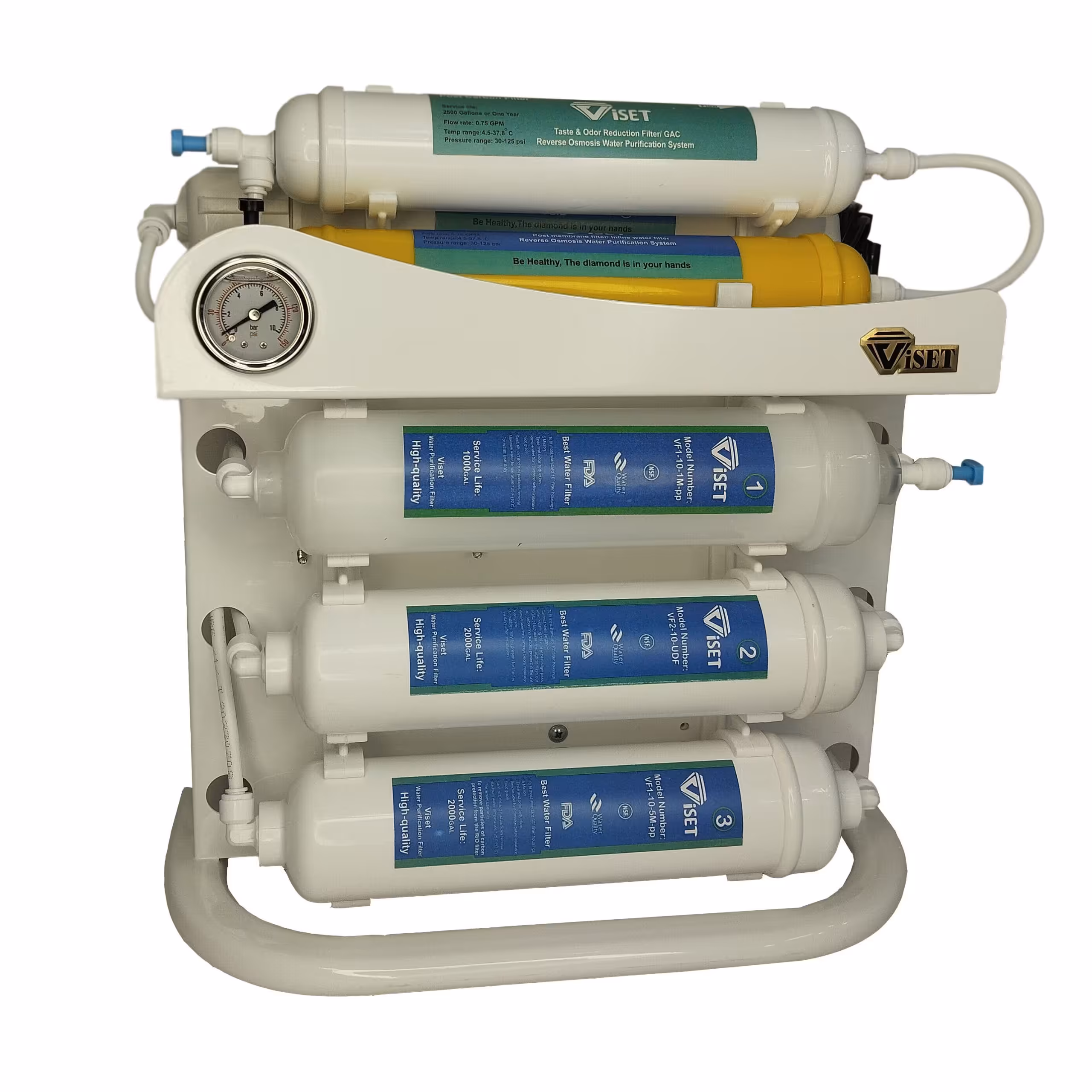 خرید دستگاه تصفیه اب 6 مرحله ای اسمز معکوس وی ست مدل VP-650E1 اینلاین