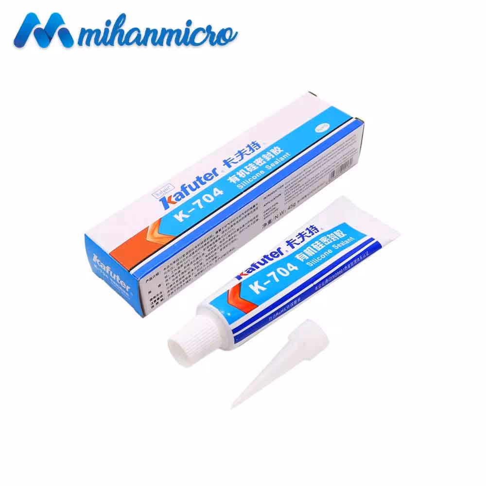 چسب سیلیکون 45 گرمی کافوتر Kafuter مدل K-704 - فروشگاه اینترنتی میهن میکرو