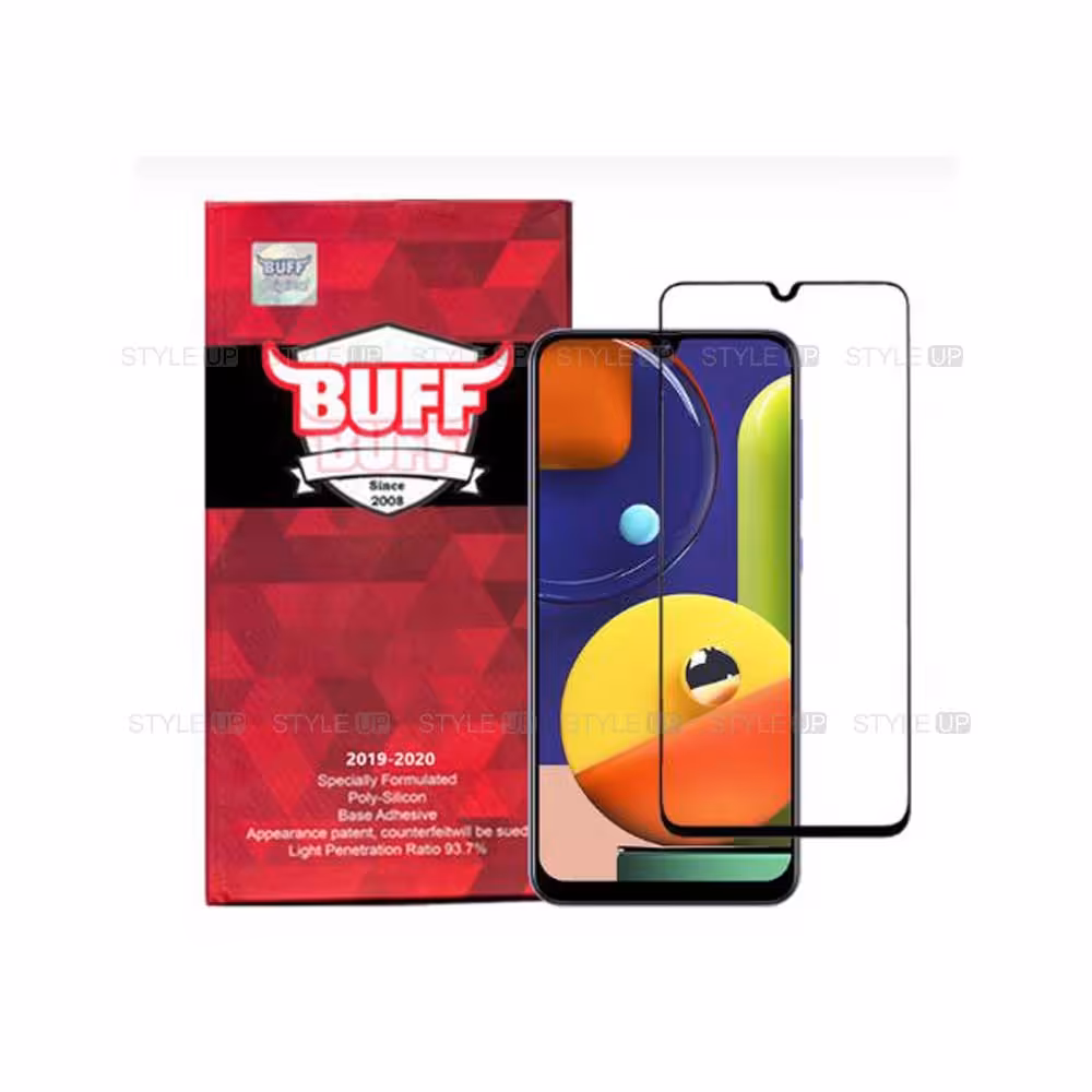 محافظ صفحه گلس گوشی سامسونگ Samsung A50s مدل Buff 5D