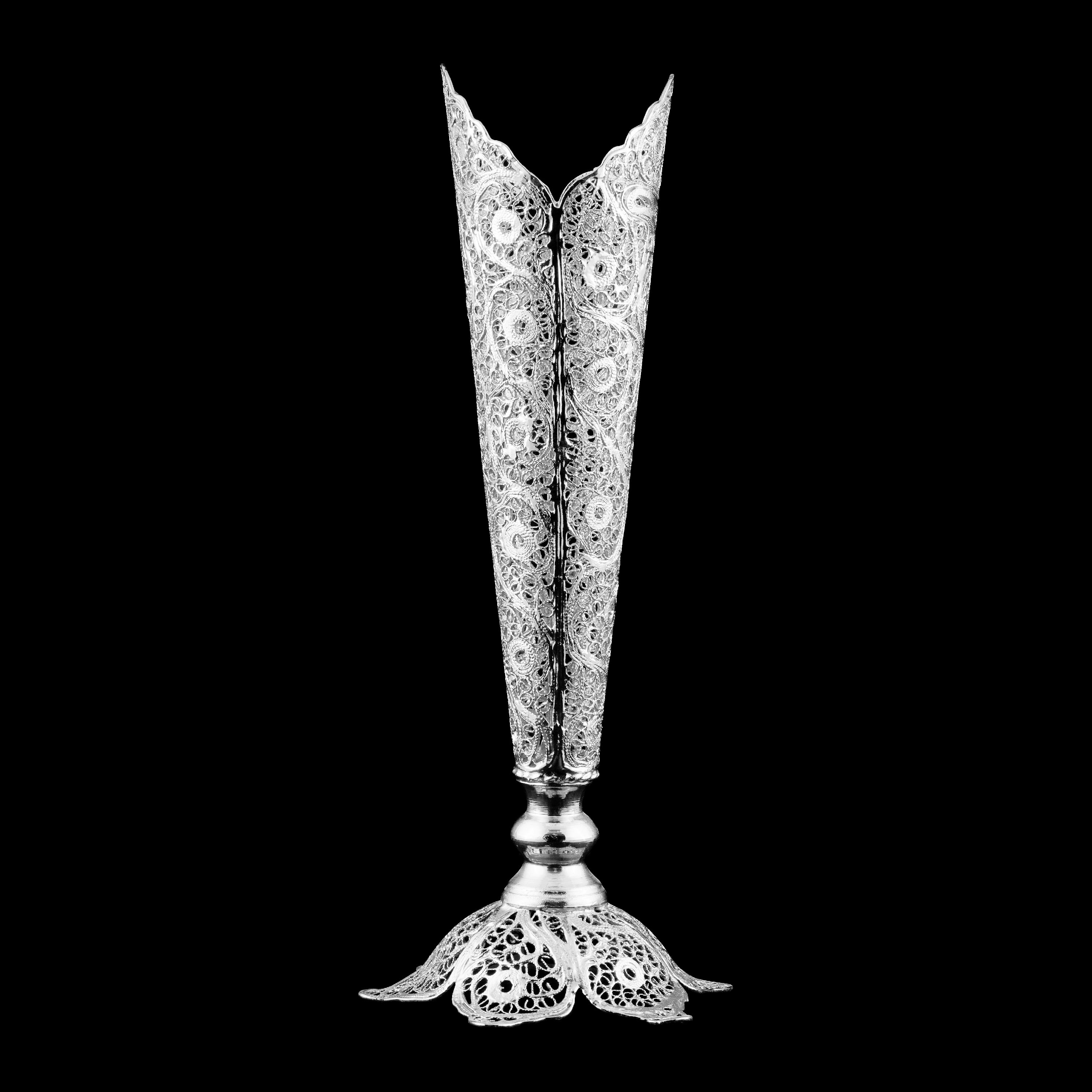 گلدان ملیله کاری مدل مدادی متوسط سایز 2