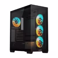 کیس گیمینگ گیگابایت مشکی C500 PANORAMIC STEALTH