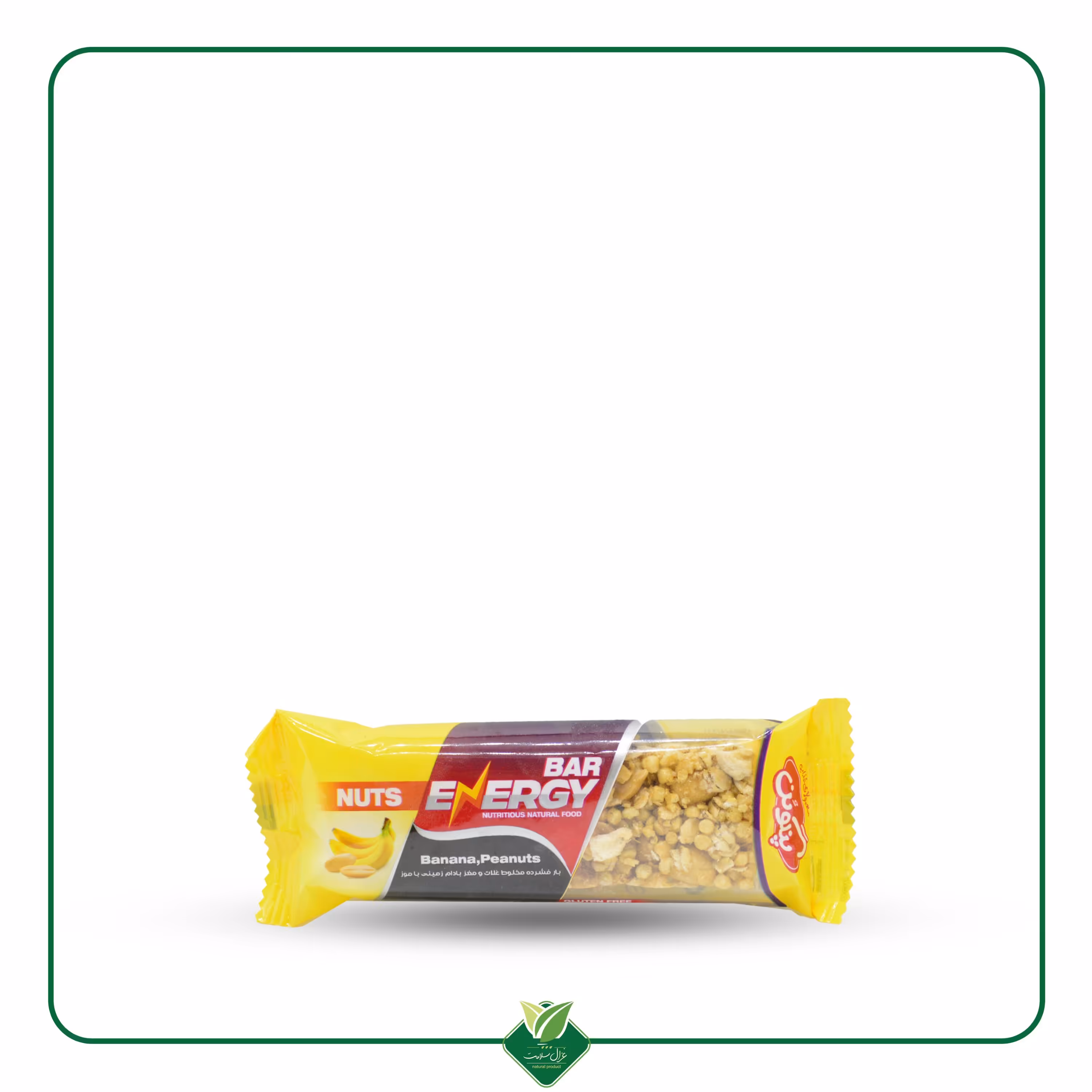 پنگوئن انرژی بار موز و بادام 35 گرمی