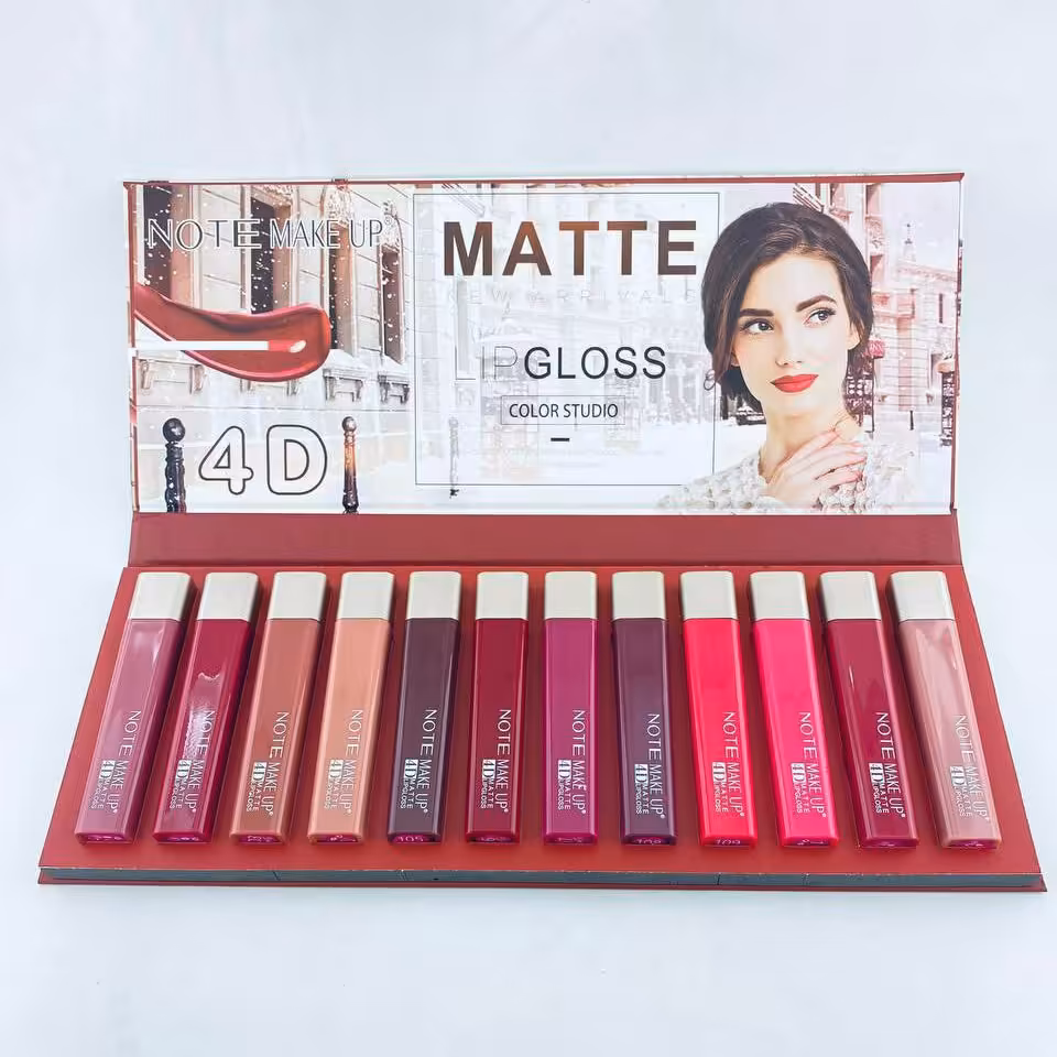 پک رژ لب مایع نوت 12 عددی 