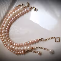 دستبند مروارید پرورشی سایز6 -ارسال رایگان مهرک