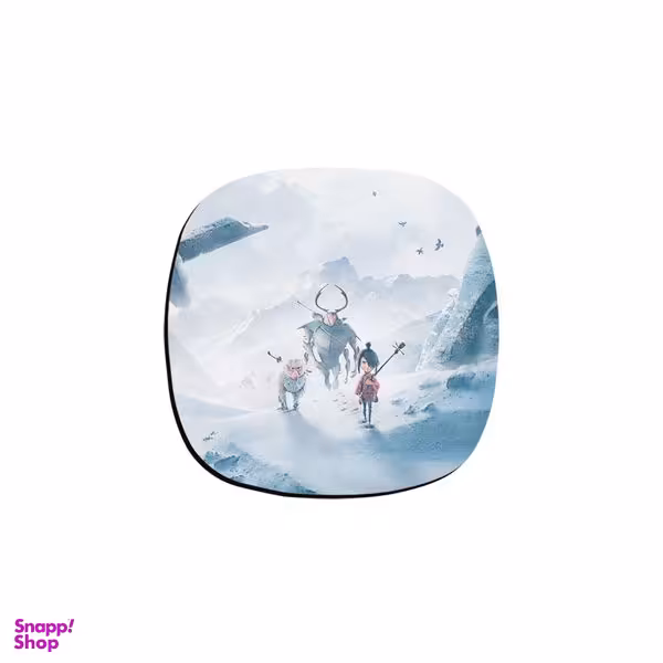 زیر لیوانی ترمه طراحان ایده مدل  انیمیشن kubo and two strings 03 کد cfp1385