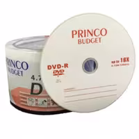 دی وی دی خام پرینکو بسته 50 عددی 