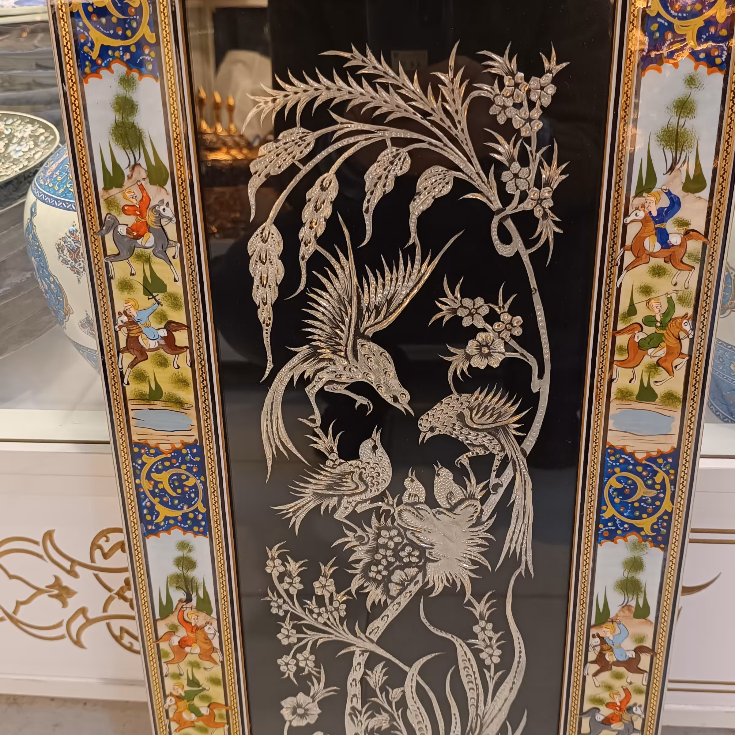 تابلو  خاتم و قلمزنی زیبا