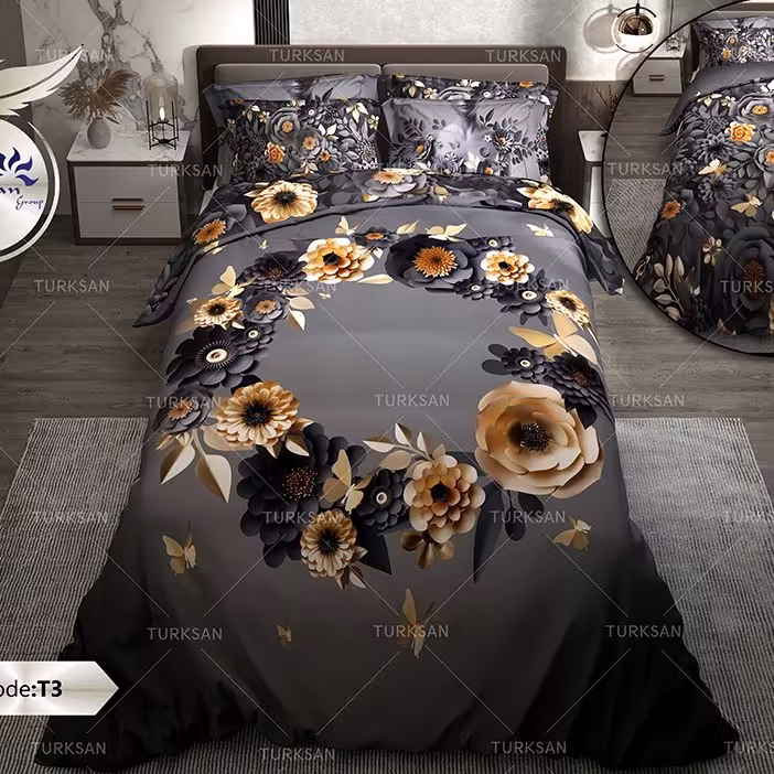 روتختی دونفره دو رو طرحدار  ترکسان طرح T3